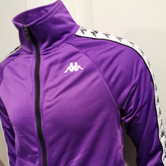 💎Rare Kappa Banda Anniston Jacket Purple S - Picture 2 of 12